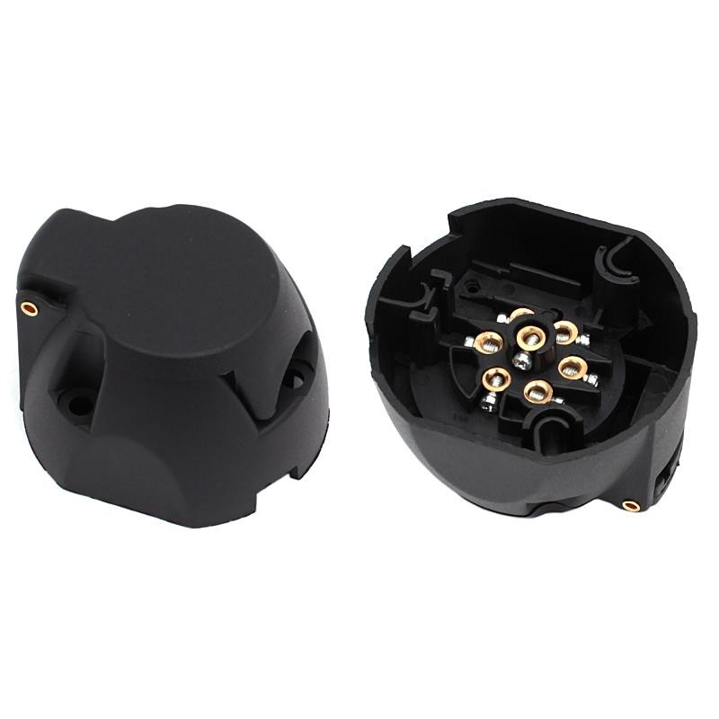 Electrical socket 7 pin 12v plastic GE7P