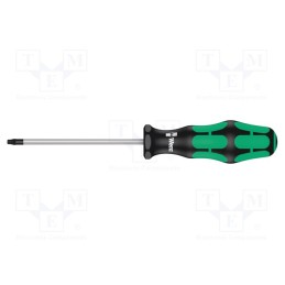 1 pcs x WERA - 5028010001 - Screwdriver, Torx®, TX20, Blade length: 100mm, Overall len: 98mm