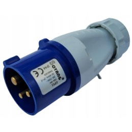 3 pin plug, camper, camping, straight, IP44, strong