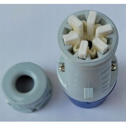 3 pin plug, camper, camping, straight, IP44, strong