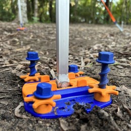 Set of screws for the peg stop p mounting plate