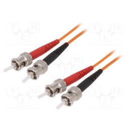 1 pcs x LAPP - 29022102 - Fiber patch cord, OM1, ST/UPC,both sides, 2m, LSZH, orange