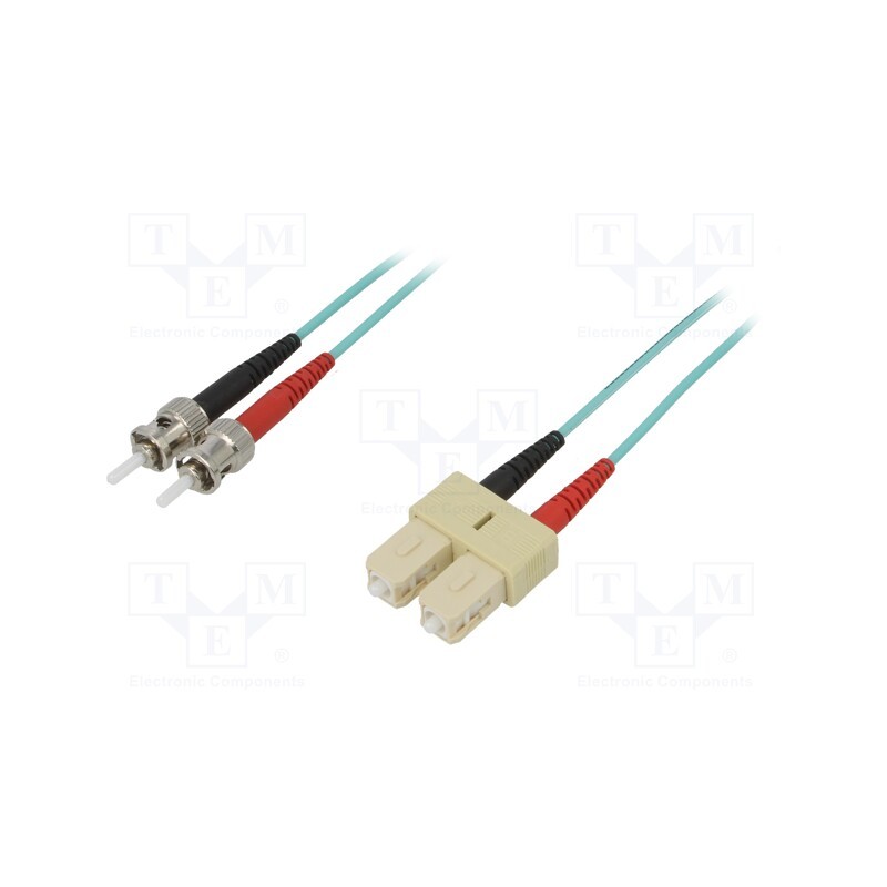 1 pcs x LAPP - 29021302 - Fiber patch cord, OM3, SC/UPC,ST/UPC, 2m, Optical fiber: 50/125um