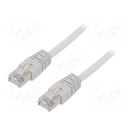 1 pcs x GEMBIRD - PP22-7.5M - Patch cord, F/UTP, 5e, stranded, CCA, PVC, grey, 7.5m, 26AWG