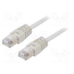 1 pcs x GEMBIRD - PP22-15M - Patch cord, F/UTP, 5e, stranded, CCA, PVC, grey, 15m, 26AWG, shielded