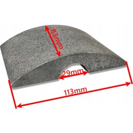 Sliding stone half trailer hl