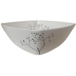 Salad bowl small melamine Gimex Quadrato Pearl 15 5 cm