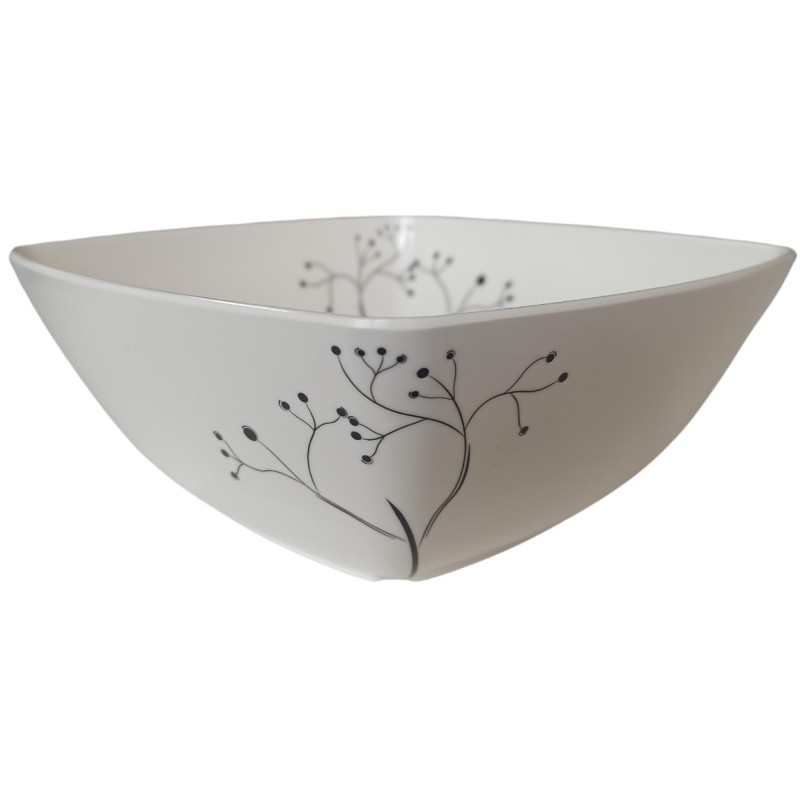 Salad bowl small melamine Gimex Quadrato Pearl 15 5 cm