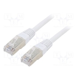 1 pcs x GEMBIRD - PPB6-3M - Patch cord, F/UTP, 6, stranded, CCA, PVC, grey, 3m, 26AWG, shielded