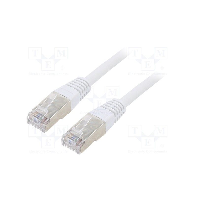 1 pcs x GEMBIRD - PPB6-3M - Patch cord, F/UTP, 6, stranded, CCA, PVC, grey, 3m, 26AWG, shielded
