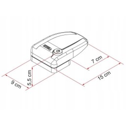 Fiamma safe door 3 white door protection