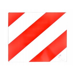 Oversized warning sign