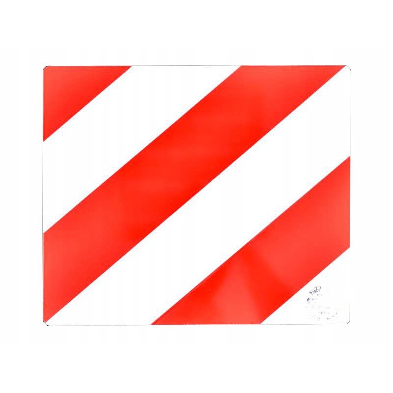 Oversized warning sign