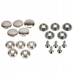 Vestibule apron clips press studs 5 pcs