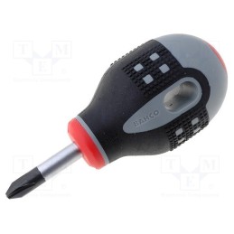 1 pcs x BAHCO - BE-8602 - Screwdriver, Phillips, PH2, Blade length: 25mm, Overall len: 83mm