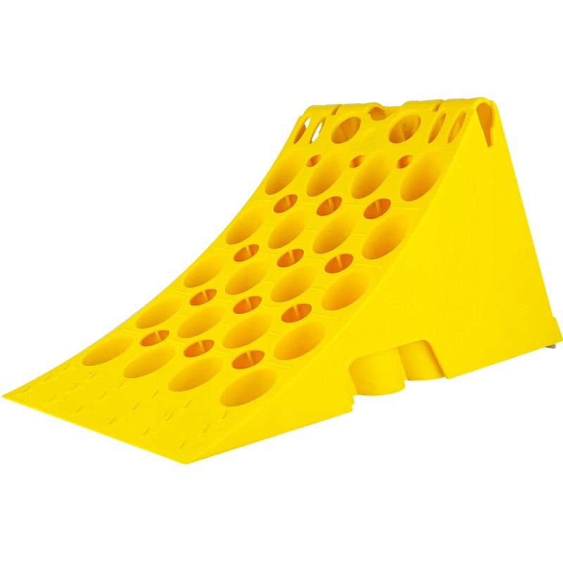 A wheel chock for a car, a trailer or a semi-trailer