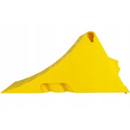 A wheel chock for a car, a trailer or a semi-trailer