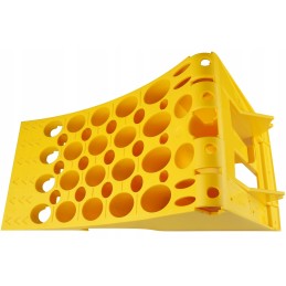 A wheel chock for a car, a trailer or a semi-trailer