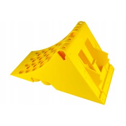A wheel chock for a car, a trailer or a semi-trailer
