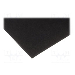 1 pcs x STATICTEC - STNBSF64 - Conductive foam, ESD, L: 550mm, W: 350mm, Thk: 10mm, black