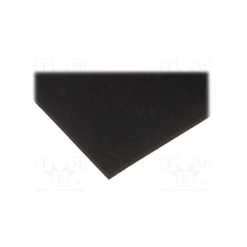 1 pcs x STATICTEC - STNBSF64 - Conductive foam, ESD, L: 550mm, W: 350mm, Thk: 10mm, black