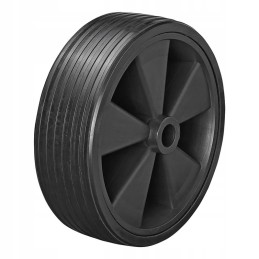 Wheel, support wheel, 220x70, plastic, rubber