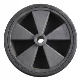 Wheel, support wheel, 220x70, plastic, rubber