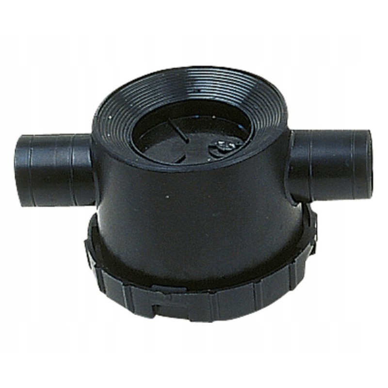 Flow siphon, double-sided drain, 25mm 28mm diameter