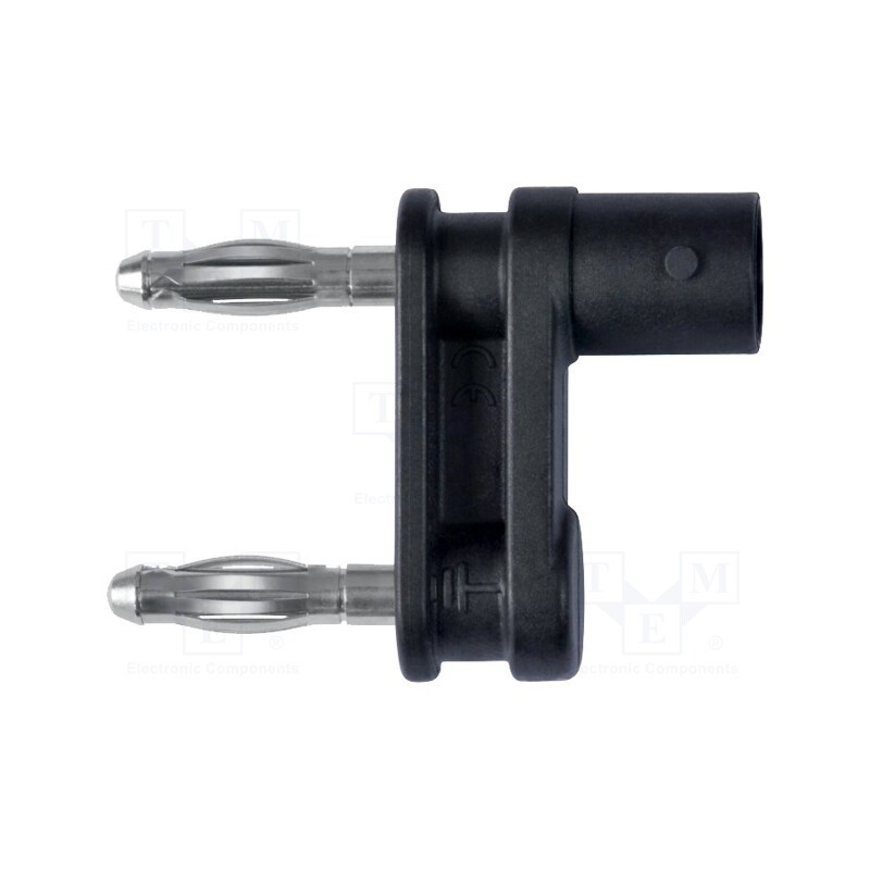 1 pcs x SCHu00dcTZINGER - ABNC 7007 / F / SW - Connector: BNC, adapter, black, 70VDC, 3A, 38.8mm, -20÷80°C, 33VAC
