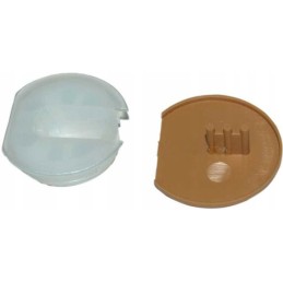 Brown furniture connector, diameter 25 mm, 50 pcs