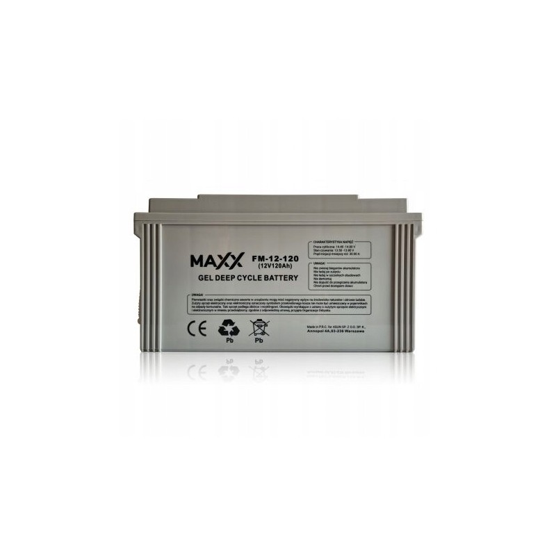 Gel battery 12 fm 120 120ah 12v