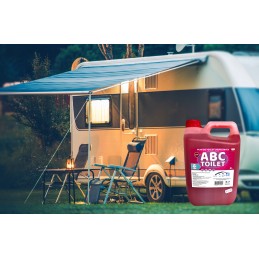 Fluid for tourist toilets red 5l abc toilet
