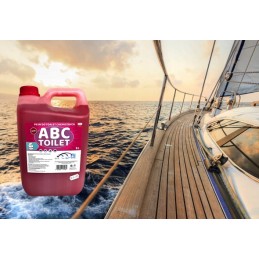 Fluid for tourist toilets red 5l abc toilet