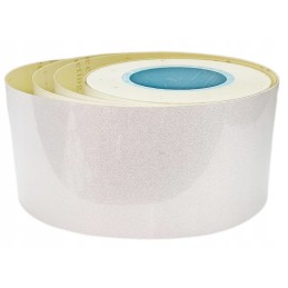 Reflective self-adhesive tape, white foil, 10 cm