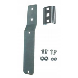 Bracket for attaching the triangle of a low-speed vehicle to a tractor trailer