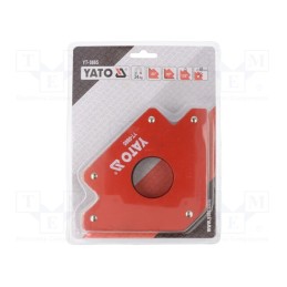 1 pcs x YATO - YT-0865 - Weld holder, 122x190x25mm, magnetic, 34kg