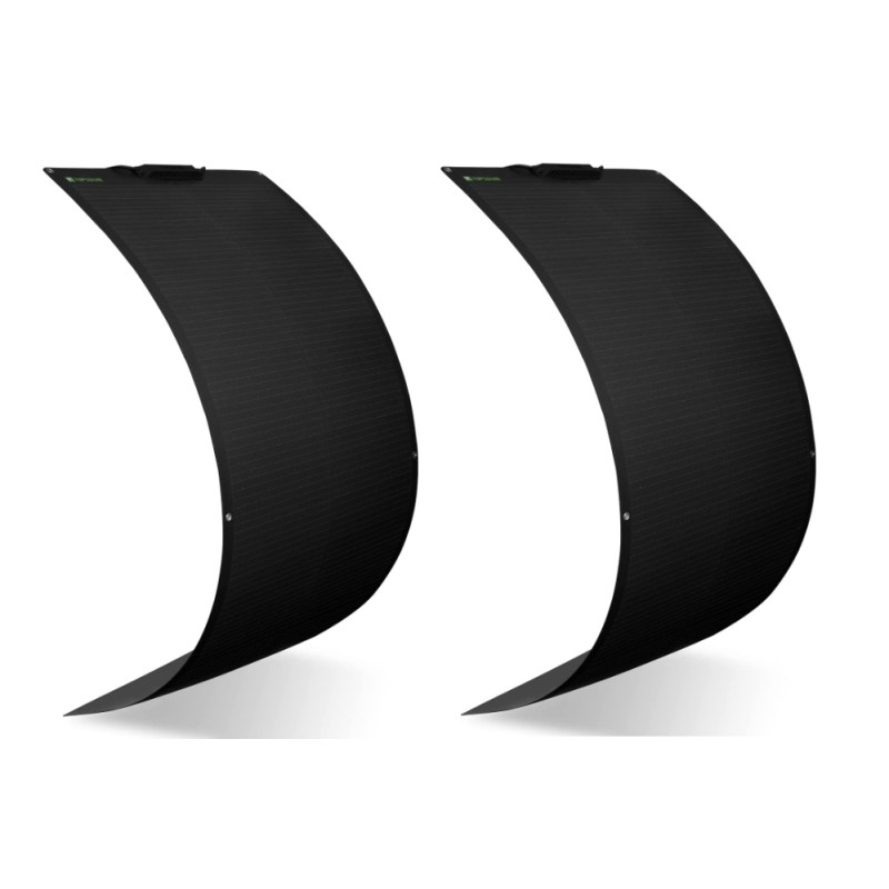 Flexible solar panel topsolar 100w 24v 2 pcs