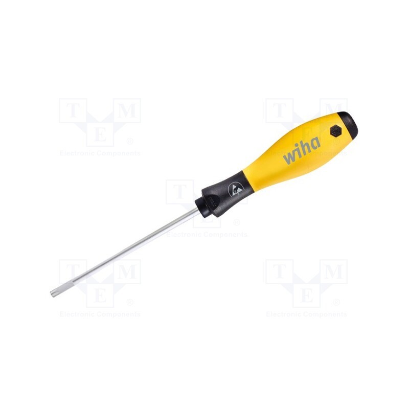 1 pcs x WIHA - 27149 - Screwdriver, Torx®, TX06, ESD, SoftFinish ESD®, Blade length: 60mm