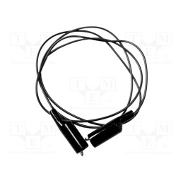 1 pcs x MUELLER ELECTRIC - BU-3030-A-24-0 - Test lead, 10A, both sides,aligator clip, Urated: 300V, Len: 0.61m
