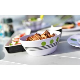 Berger dots melamine breakfast bowl, 14 cm