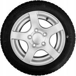Silver aluminum wheel 195 50 r13c 5x112 104 102n