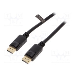 1 pcs x LOGILINK - CV0121 - Cable, DisplayPort 1.4, DisplayPort plug,both sides, 3m, black