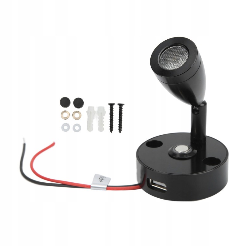 12v rv led rotating reading light