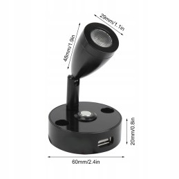 Reading lamp 12v rv boat led night lamp