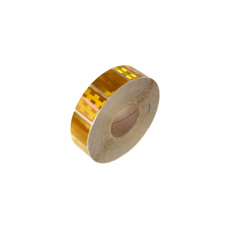 Yellow bus truck Avery contour tape for tarpaulin