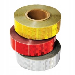 Yellow bus truck Avery contour tape for tarpaulin