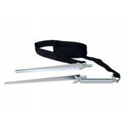 Storm belt, stretchable for tent vestibule, black, 11 m, turismus store pl