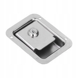 Lock for the entrance door to the trailer