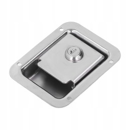 Lock for the entrance door to the trailer