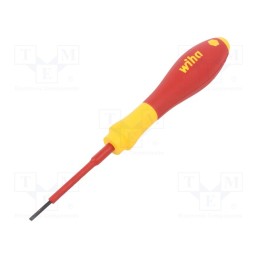 1 pcs x WIHA - 43385 - Screwdriver, insulated, slot, SL 2, 60mm, SoftFinish® electric